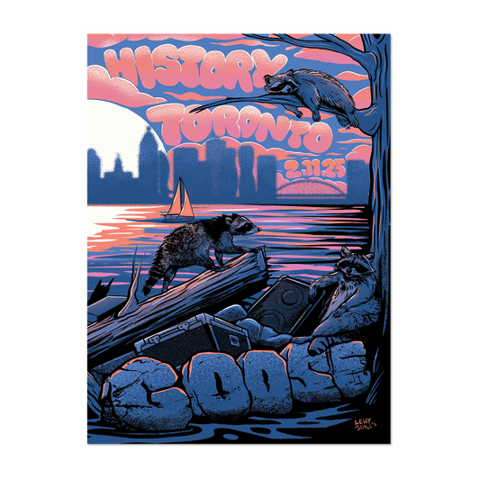 Toronto, ON – 2/11/25 Show Poster by Lewy Jones