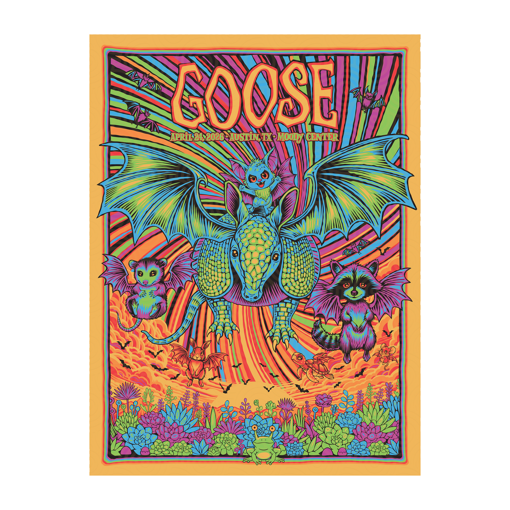 Austin, TX - 4/24/26 Poster by Todd Slater