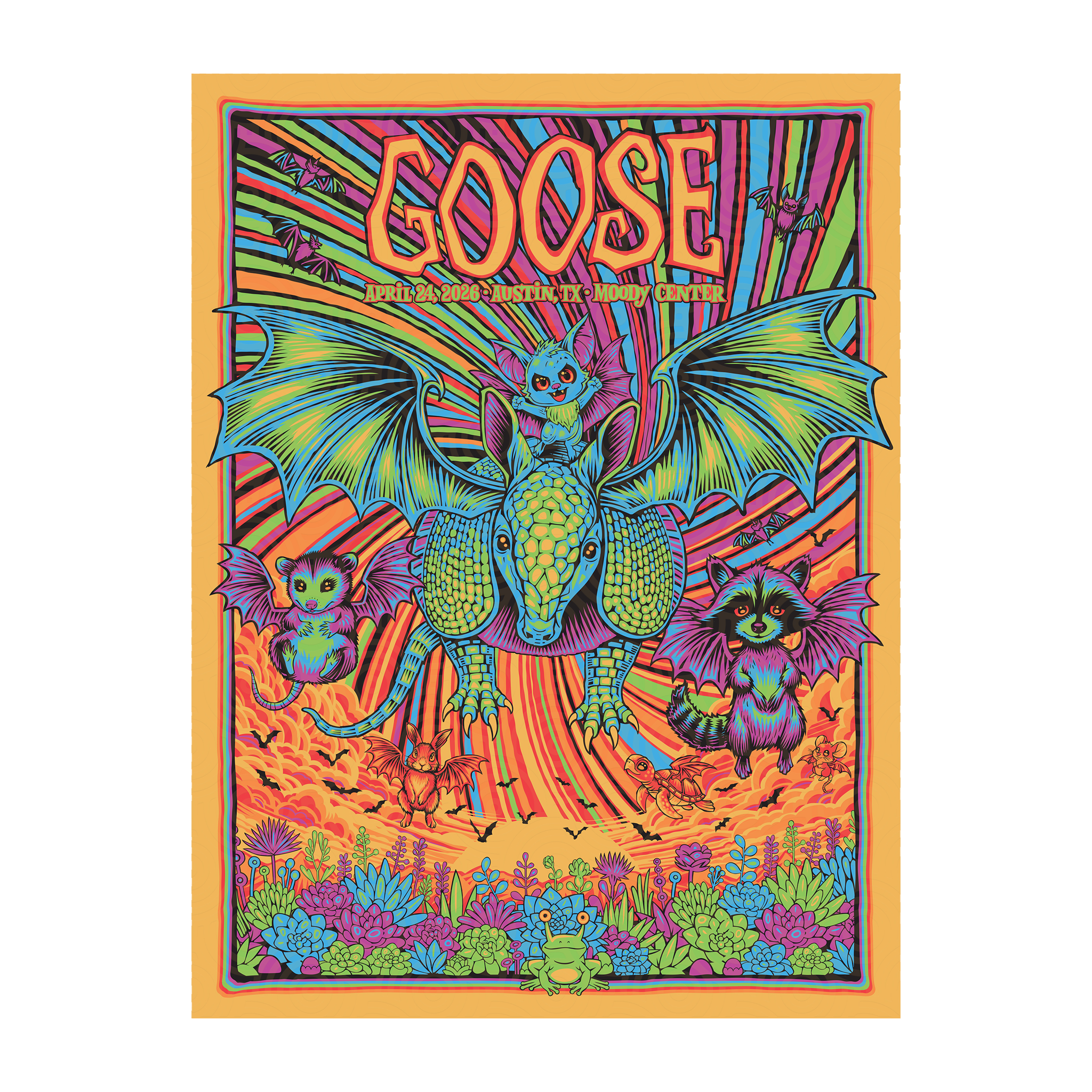 Austin, TX - 4/24/26 Poster by Todd Slater