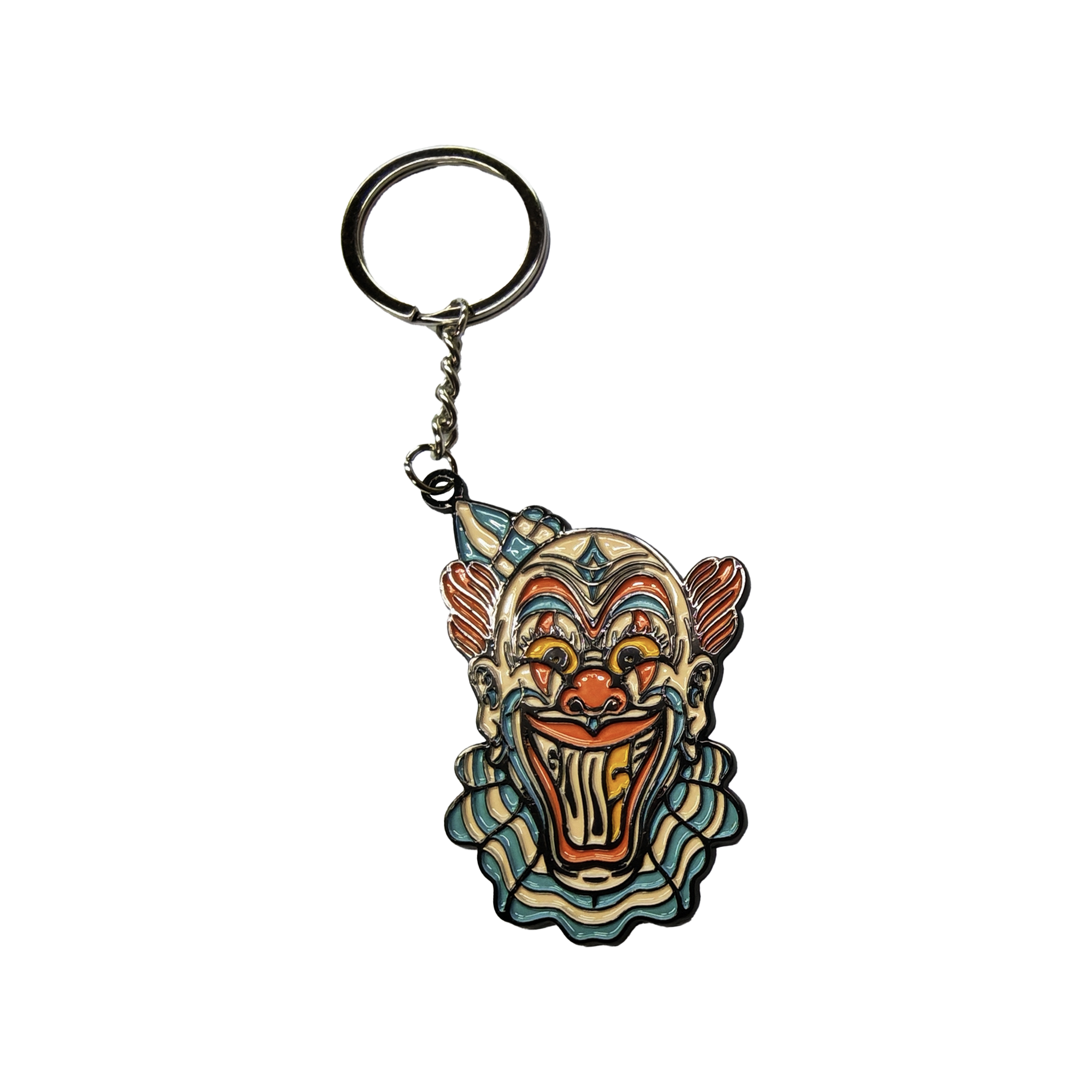 Clown Enamel Keychain