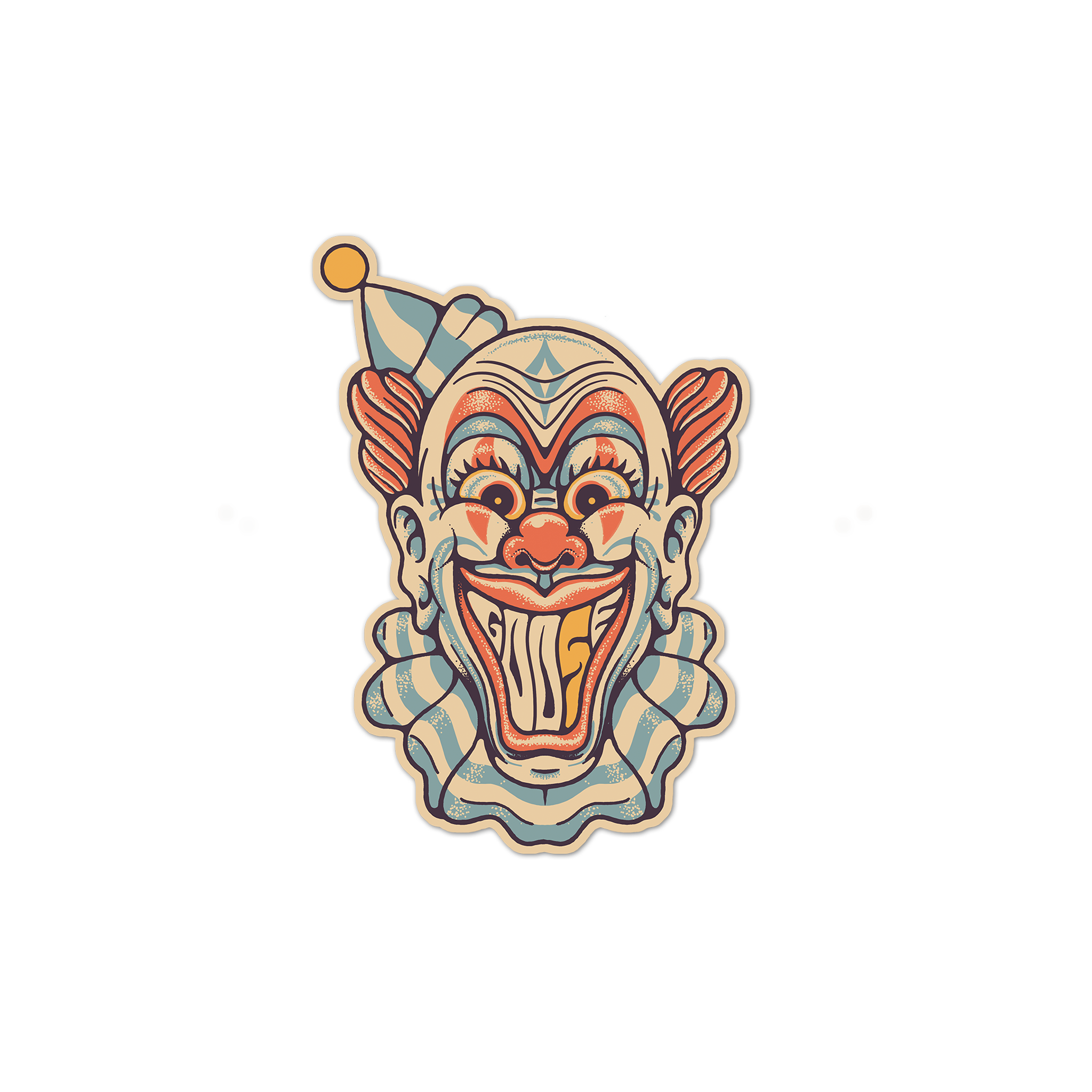 Clown Sticker