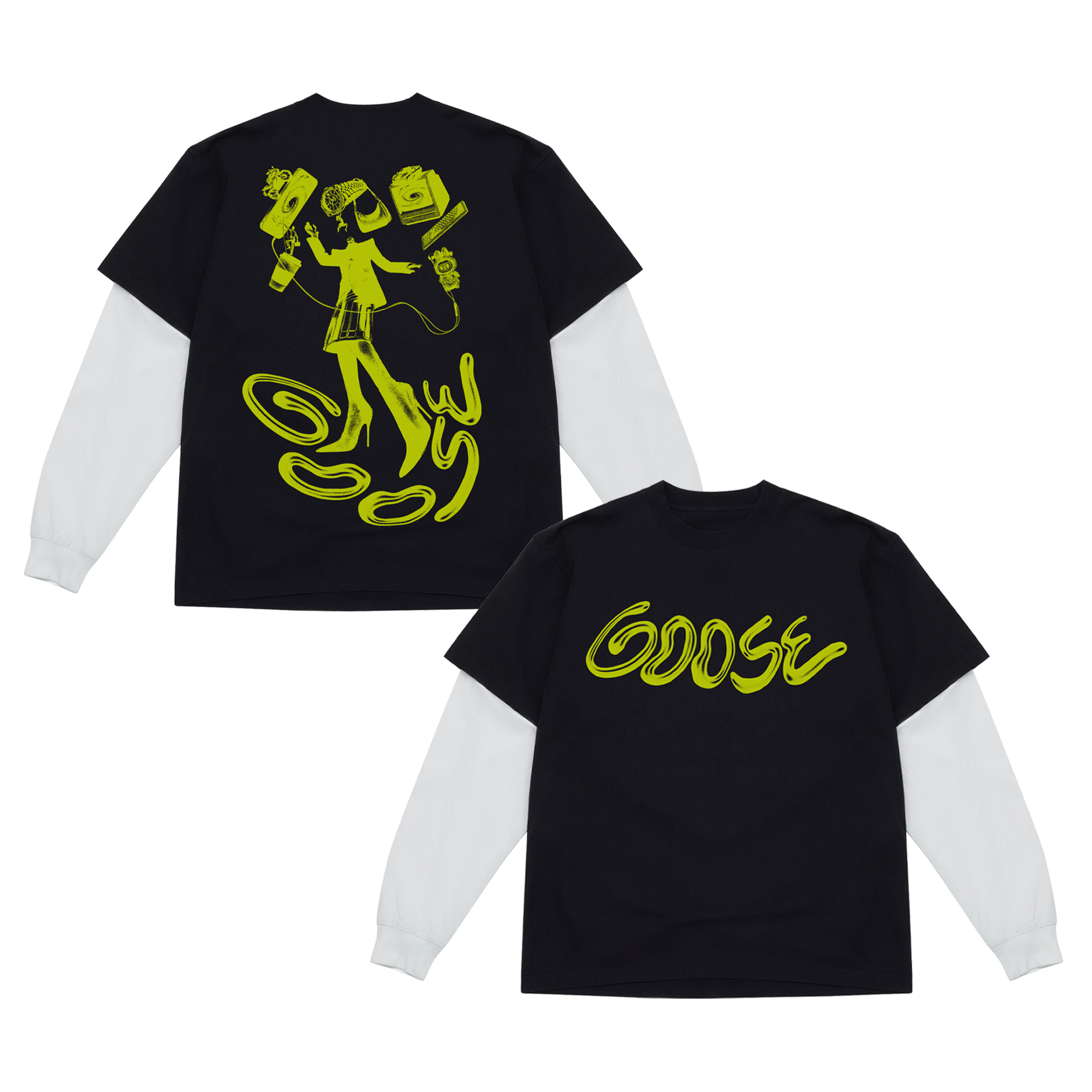 Face Collage 2Fer Longsleeve