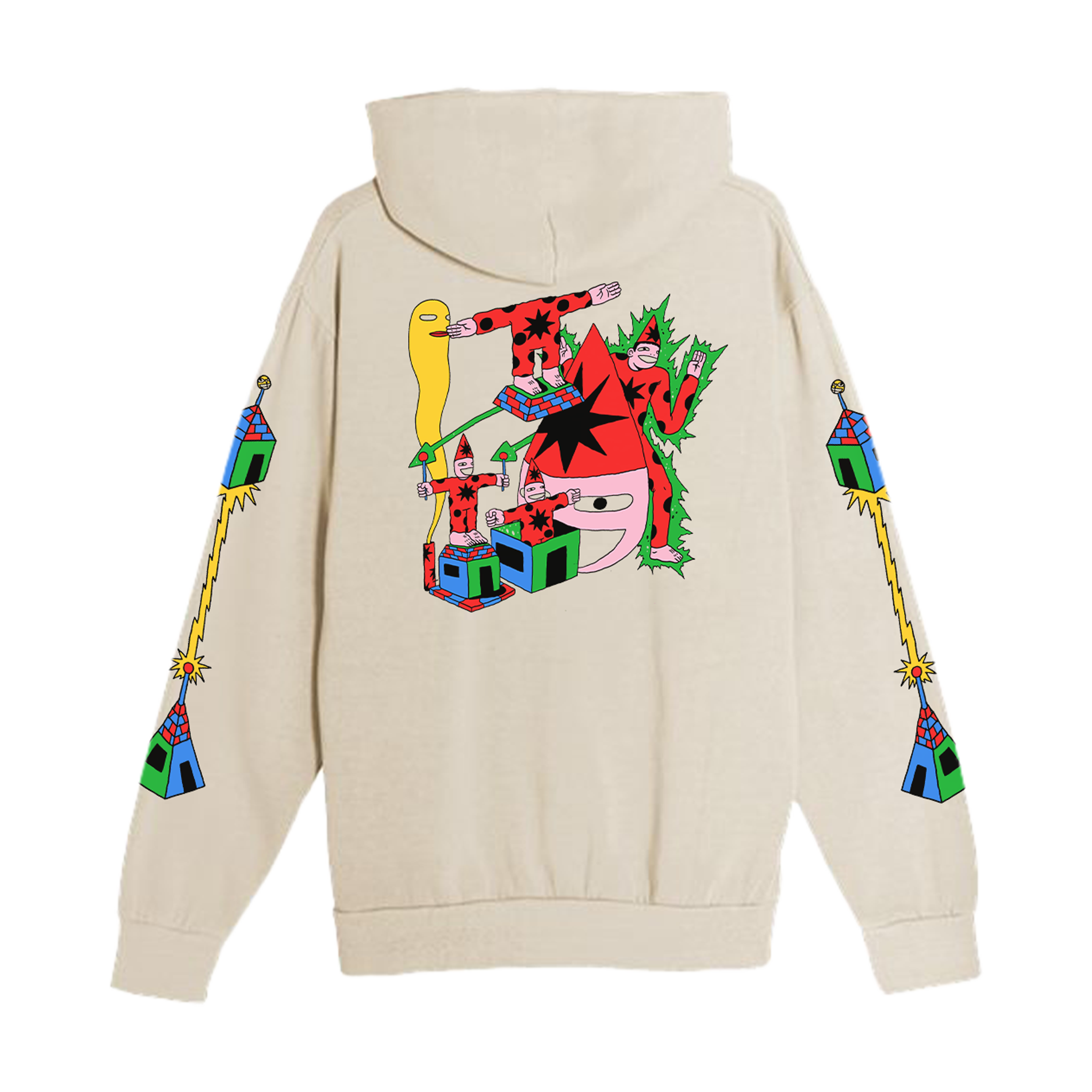 Four Headed Pullover Hoodie