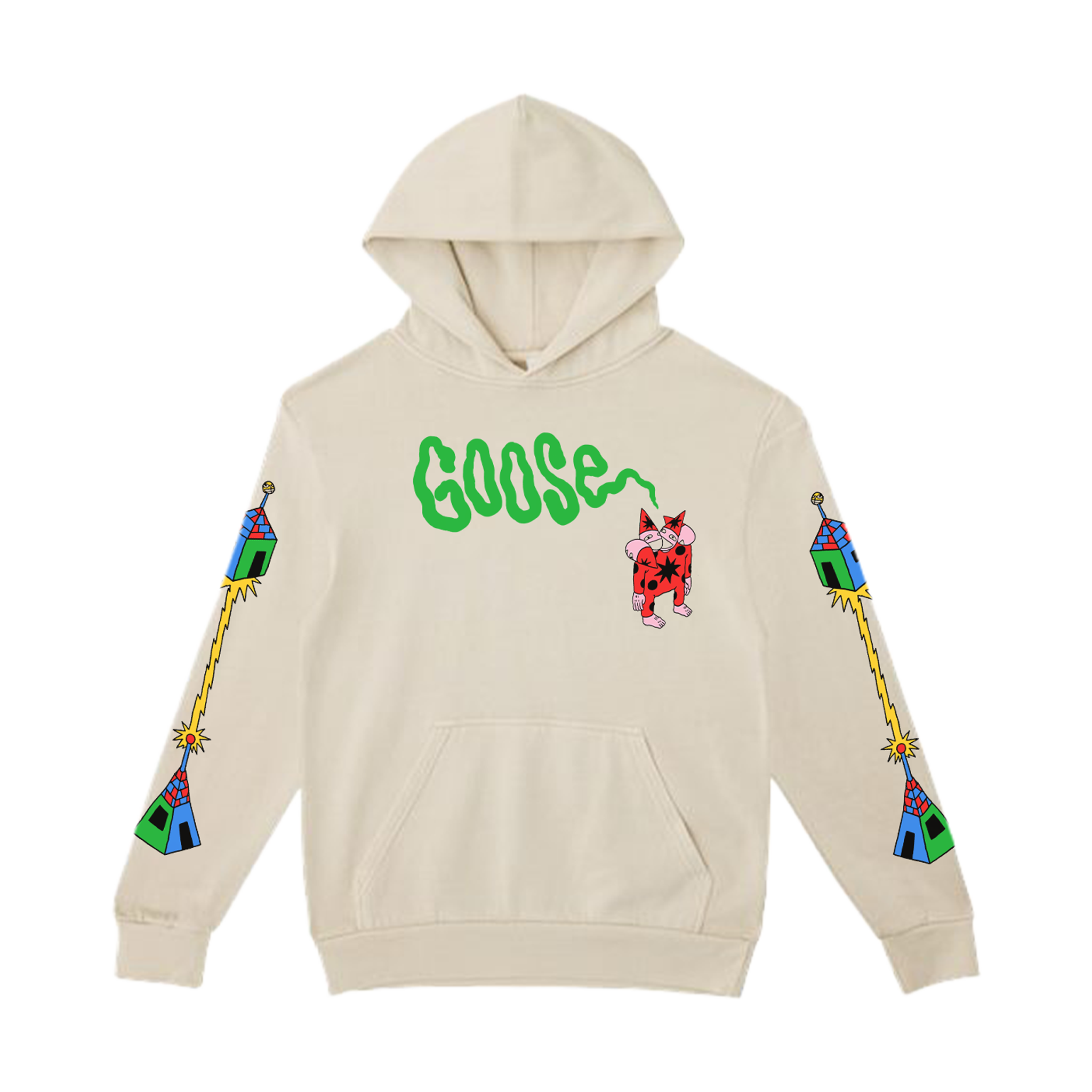 Four Headed Pullover Hoodie