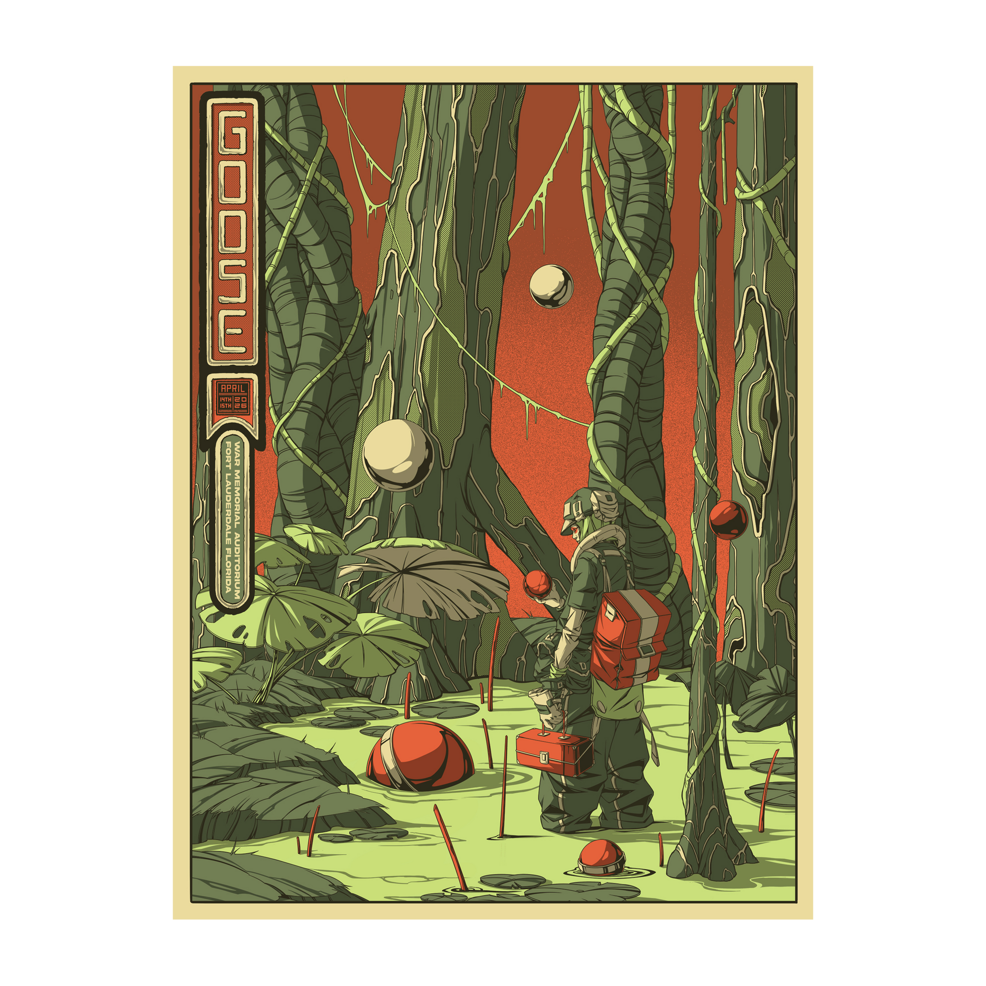 Ft. Lauderdale, FL - 4/14 + 4/15/26 Poster by Mike Fudge