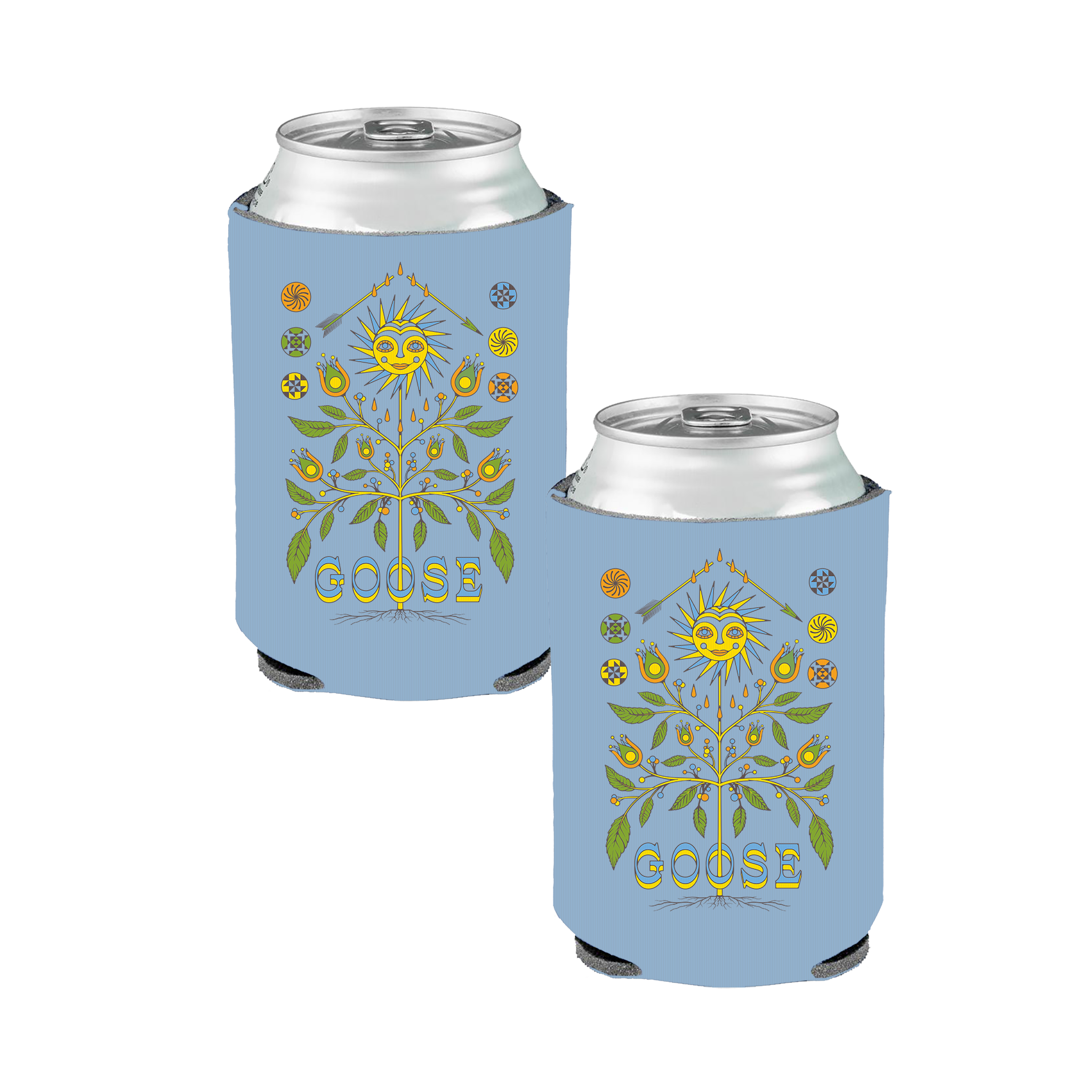 Smiling Sun Koozie