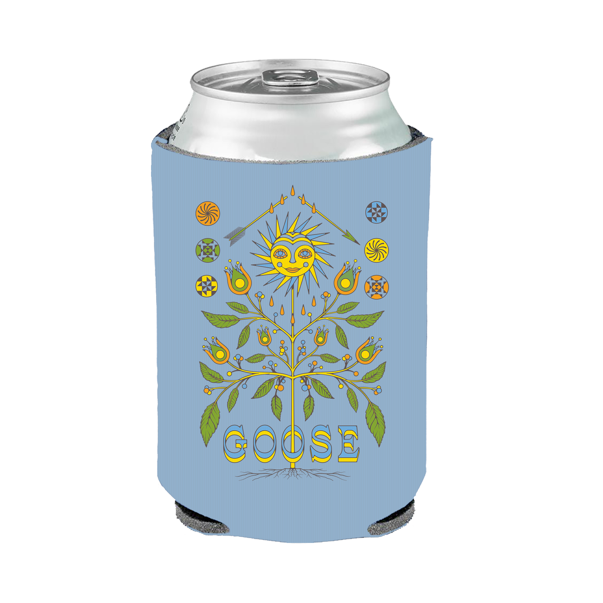 Smiling Sun Koozie