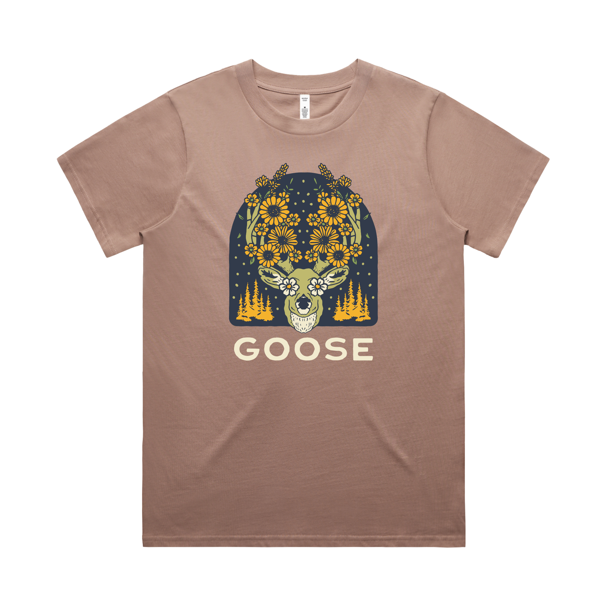 Botanical Antlers Ladies T-Shirt