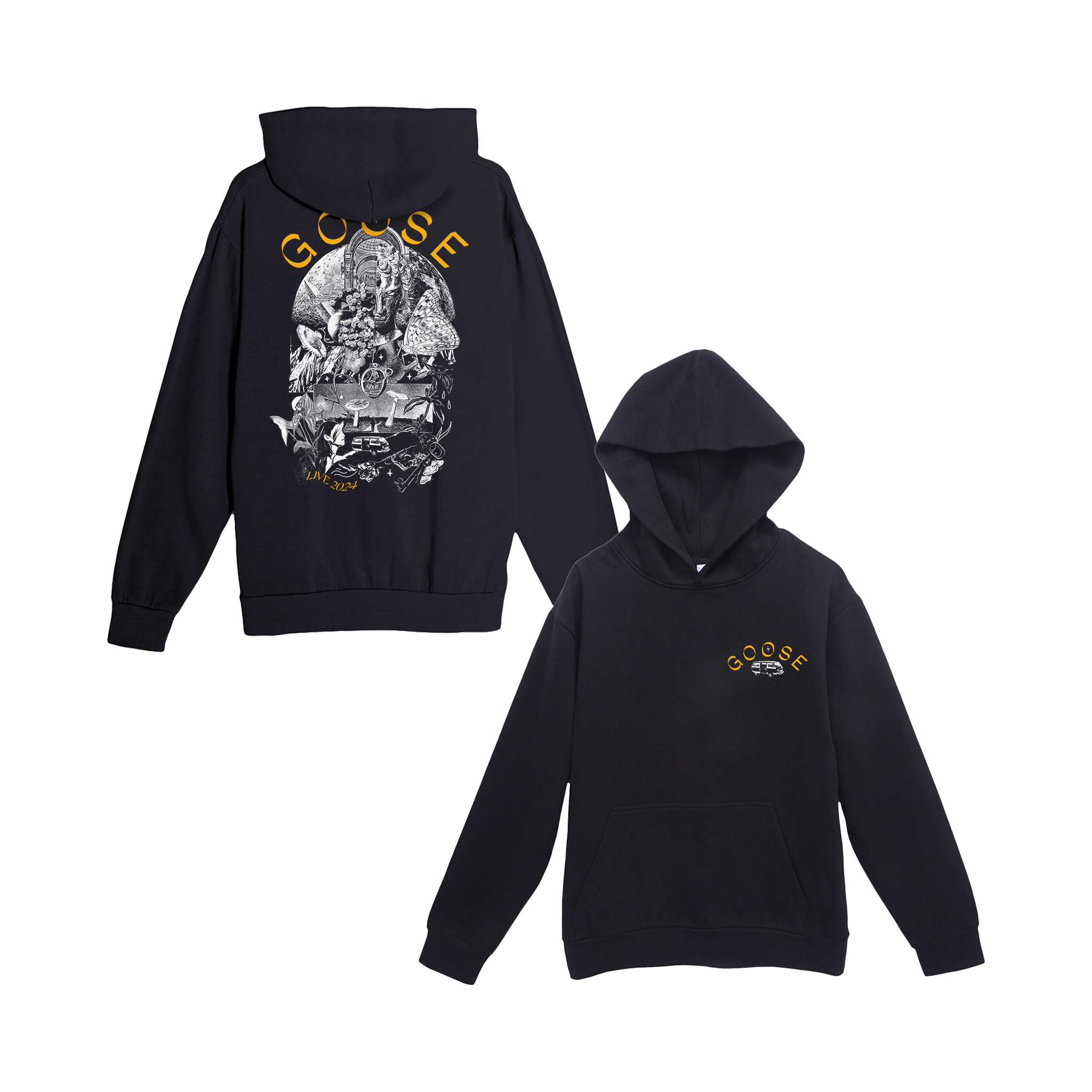 Collage Pullover Hoodie