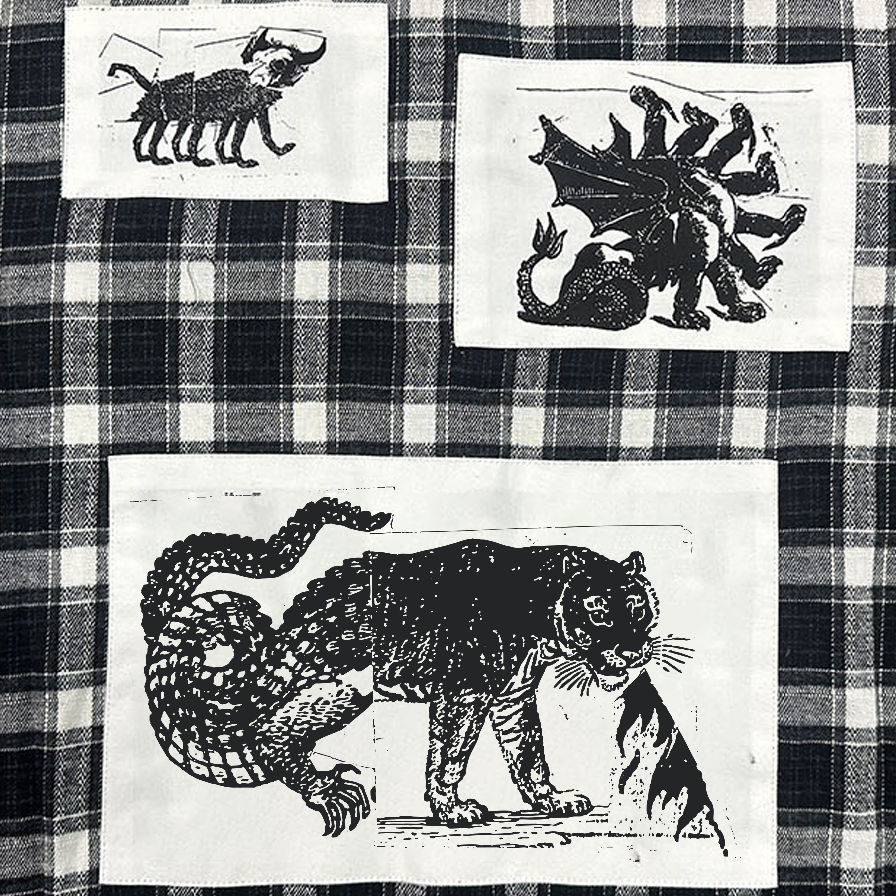 Chain Yer Dragon Patch Flannel