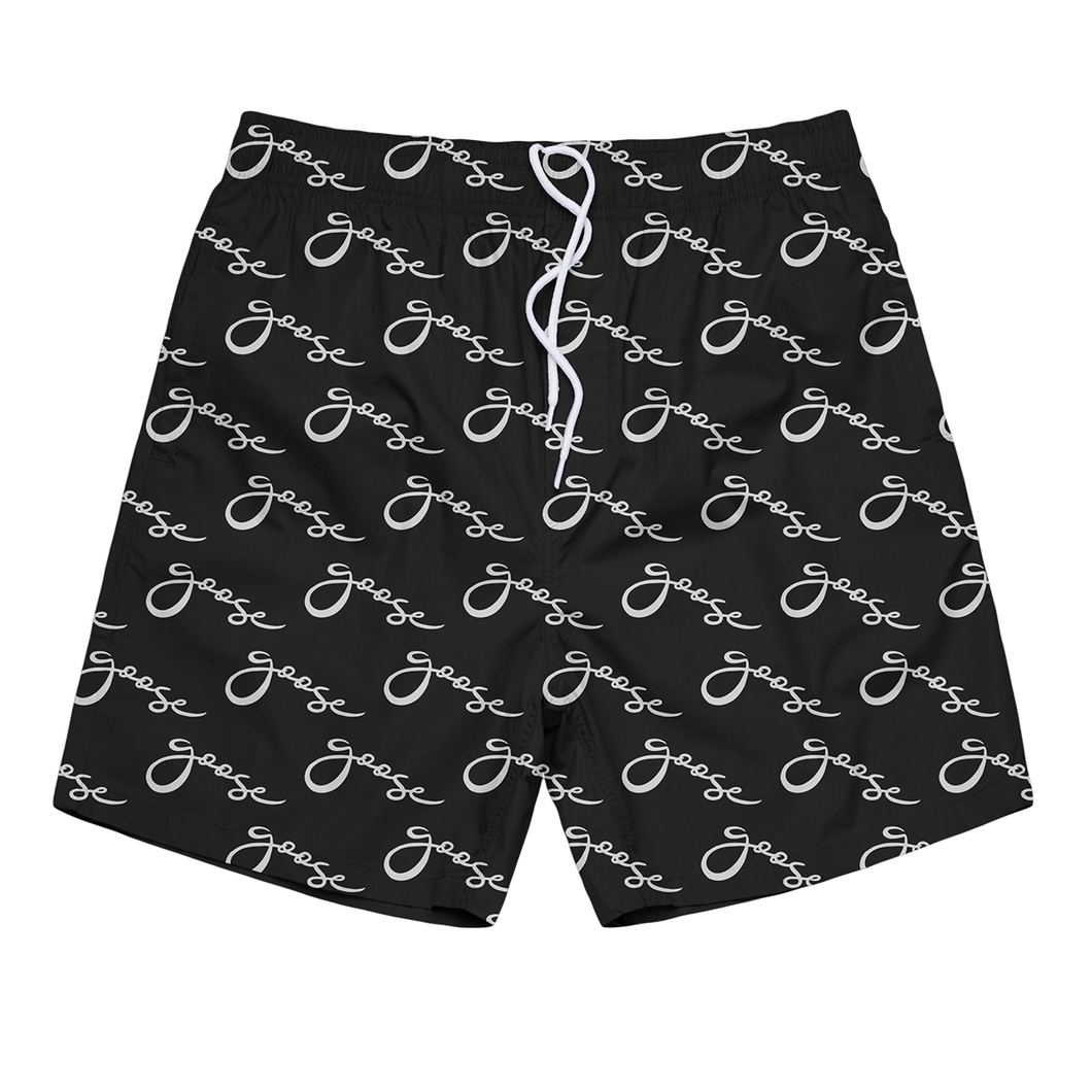 Script Logo Swim Trunks